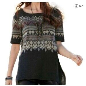 Peruvian Connection Java Tee Pima Cotton M